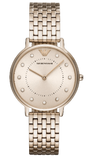 Emporio Armani AR11062 Dress Quartz Women's Watch – Rose Gold Dial & Rose Gold Steel Strap