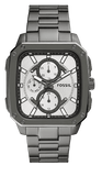 Fossil BQ2657 Inscription Multifunction Men’s Watch – Silver Dial with Grey Stainless Steel Strap