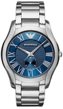 Emporio Armani AR11085 Valente Quartz Men's Watch – Blue Dial & Silver Steel Bracelet