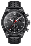 Tissot T131.617.36.052.00 T Sport PRS 516 Chronograph Men's Watch – Black Dial & Black Leather Strap