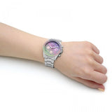 Guess GW0483L1 Sol Chronograph Women's Watch – Multicolor Crystal Dial & Silver Steel Bracelet