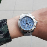 Tag Heuer Aquaracer Professional 200 Date Blue Dial Silver Steel Strap Watch for Men - CBP1112.BA0627