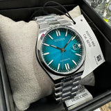 Citizen Tsuyosa NJ0151-88X Men's Automatic Watch – Blue Dial with Silver Steel Strap