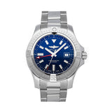 Breitling Avenger Automatic GMT 45 A32395101C1A1 Men's Watch with Blue Dial & Silver Steel Strap