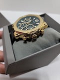 Guess GW0492G3 Edge Chronograph Men’s Watch – Green Dial & Black Leather Strap