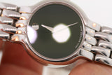 Movado 0606338 Veturi Quartz Women's Watch – Black Dial & Silver Steel Strap