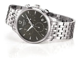 Tissot T Classic Tradition Chronograph Black Dial Silver Steel Strap Watch For Men - T063.617.11.057.00