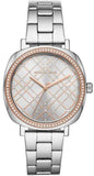 Michael Kors MK3988 Nia Quartz Women's Watch – Silver Dial & Silver Steel Strap
