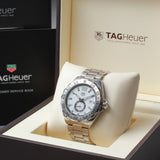 Tag Heuer Formula 1 Calibre 6 Automatic White Dial Silver Steel Strap Watch for Men - WAZ2013.BA0842