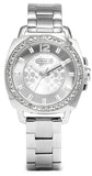 Coach 14501699 Mini Boyfriend Quartz Women's Watch – Silver Dial with Diamonds & Silver Steel Bracelet
