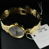 Calvin Klein K6E23546 Snake Women's Watch – Silver Dial & Yellow Gold Steel Strap