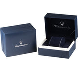Maserati R8873642008 Stile Chronograph Men's Watch – Blue Dial & Blue Steel Strap