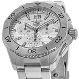 Tag Heuer Aquaracer Professional 200 Date White Dial Silver Steel Strap Watch for Men - CBP1111.BA0627