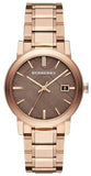 Burberry BU9005 The City Women’s Watch with Light Brown Dial & Rose Gold Stainless Steel Strap