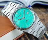 Tissot T137.407.11.091.01 PRX Powermatic 80 Men's Watch – Mint Green Dial & Silver Steel Strap