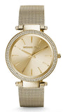 Michael Kors MK3368 Darci Quartz Women's Watch – Gold Dial & Gold Mesh Bracelet
