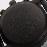Nixon 51-30 Chrono Black Dial Black Steel Strap Watch for Men - A083-1042