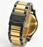 Nixon 51-30 Chrono Black Dial Two Tone Steel Strap Watch for Men - A083-595