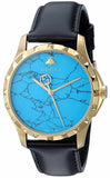 Gucci YA126462 G-Timeless Men's Watch – Turquoise Blue Dial & Black Leather Strap