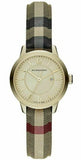Burberry BU10104 Classic Women’s Watch with Champagne Gold Dial & Horseferry Leather Strap