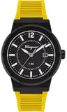 Salvatore Ferragamo SFHY01522 F-80 Men's Watch – Black Dial & Yellow Rubber Strap
