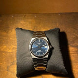 Tissot T137.207.11.041.00 PRX Powermatic 80 Men's Watch – Blue Dial & Silver Steel Strap