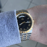 Tudor M28603-0003 Royal Automatic Men's Watch – Black Dial & Two Tone Steel Strap