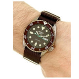 Seiko 5 Sports SRPD85K1 Automatic Men's Watch – Brown Dial & Brown Nylon Strap
