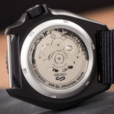Seiko 5 Sports SRPD79K1 Automatic Men's Watch – Black Dial & Black NATO Strap