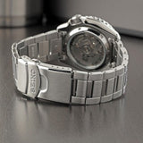 Seiko 5 Sport SRPK99K1 SKX Series Automatic Men's Watch – Black Dial & Silver Steel Bracelet