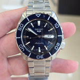 Seiko 5 Sports SRPK97K1 Automatic Men's Watch – Blue Dial & Silver Stainless Steel Bracelet