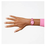 Swarovski Octea Nova Pink Dial Pink Leather Strap Watch for Women - 5650030