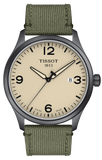 Tissot T116.617.33.267.00 T-Sport Chrono XL Men's Watch – Beige Dial & Khaki Green Nylon Strap