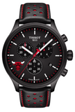 Tissot T116.617.36.051.00 T-Sport Chrono XL NBA Chicago Bulls Edition Men's Watch – Black Dial & Black Leather Strap