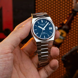 Tissot T137.207.11.041.00 PRX Powermatic 80 Men's Watch – Blue Dial & Silver Steel Strap