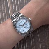Tissot T137.207.11.351.00 PRX Powermatic 80 Men's Watch – Ice Blue Dial & Silver Steel Strap