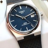 Tissot T137.407.17.041.00 PRX Powermatic 80 Men's Watch – Blue Dial & Black Rubber Strap
