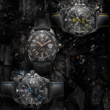 Tag Heuer Aquaracer Calibre 5 Black Nylon Strap Carbon Dial Watch for Men -  WBD218C.FC6447