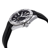 Tag Heuer Aquaracer Quartz Black Dial Black Rubber Strap Watch for Men -  WBD1110.FT8021