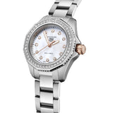 Tag Heuer Aquaracer Professional 200 Quartz Diamonds Mother of Pearl Dial Silver Steel Strap Watch for Women - WBP1451.BA0622