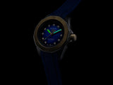 Tag Heuer Aquaracer Professional 200 Automatic Diamonds Blue Dial Blue Rubber Strap Watch for Women - WBP2450.FT6215