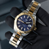 Tag Heuer Aquaracer Calibre 5 Women's Watch WBD2120.BB0930 – Blue Dial with Two-Tone Steel Strap