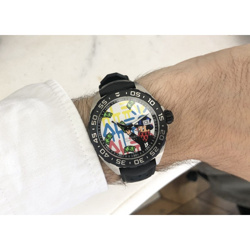 Tag Heuer Formula 1 Alec Monopoly White Dial Watch for Men - WAZ1119.FT8023