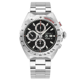 Tag Heuer Formula 1 Calibre 16 Automatic Chronograph Black Dial Silver Steel Strap Watch for Men - CAZ2010.BA0876