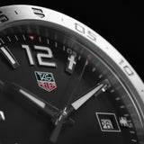 Tag Heuer Formula 1 Black Dial Silver Steel Strap Watch for Men - WAZ1112.BA0875