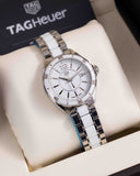 Tag Heuer Formula 1 Quartz Women's Watch WBJ141AC.BA0974 – White Dial with Two-Tone Steel Strap