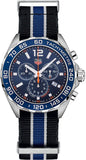 Tag Heuer Formula 1 Chronograph CAZ1014.FC8197 Men’s Watch – Blue Dial with Two-Tone NATO Strap