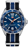 Tag Heuer Formula 1 Quartz Men's Watch WAZ1010.FC8197 – Blue Dial with Two-Tone NATO Strap