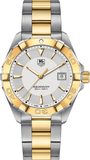 Tag Heuer Aquaracer Women's Watch WBD1120.BB0930 – Silver Dial with Two-Tone Steel Strap