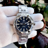 Tag Heuer Aquaracer Automatic Men's Watch WBD2112.BA0928 – Blue Dial with Silver Steel Strap